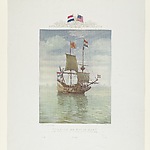 7-1 Het schip van Henry Hudson op de Hudson rivier 1609-H J Kohler 1909-Rijksmuseum.jpg