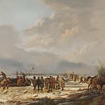 origineel beeld Rijksstudio Doorijzen Karnemelksloot  januari 1814, Pieter Gerardus van Os, 1814 - 1815 .jpg